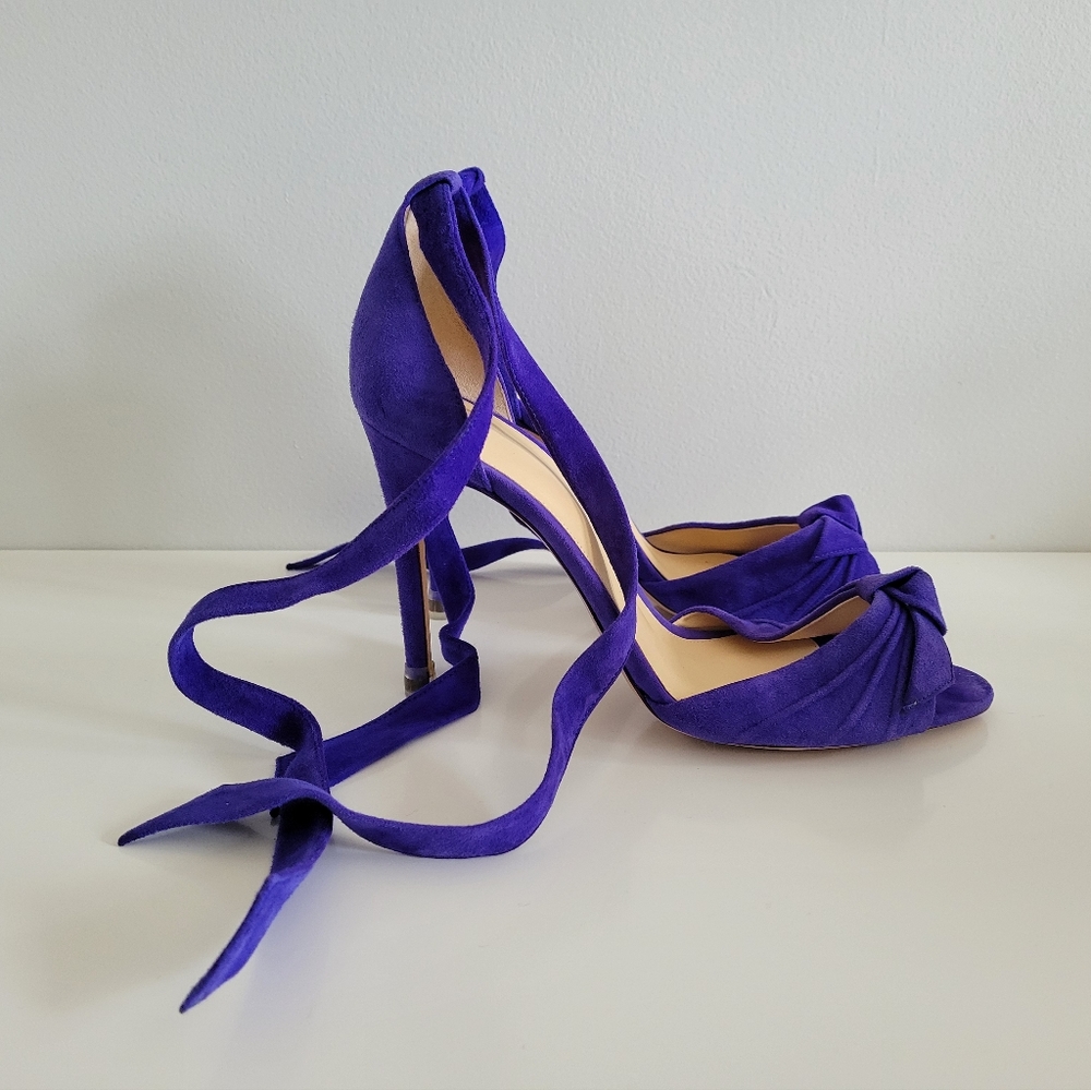 ALEXANDRE BIRMAN Clarita 100 suede stilletto heel sandals with ankle strap